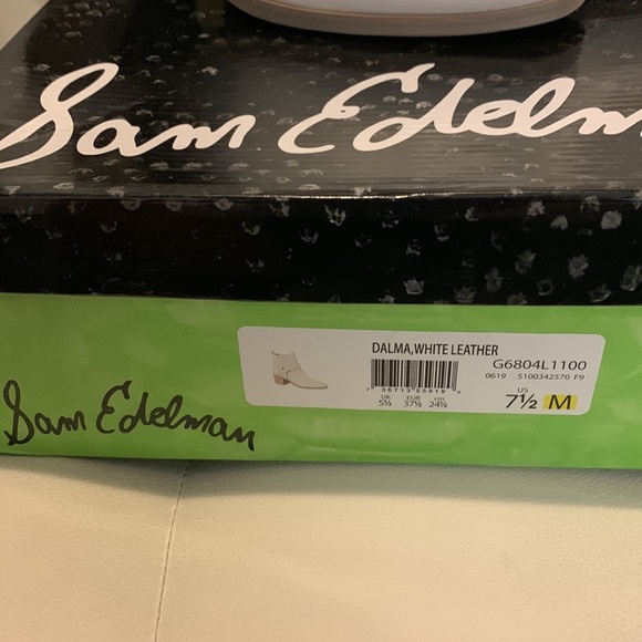 Sam Edelman Dalma white leather boots - Picture 4 of 4